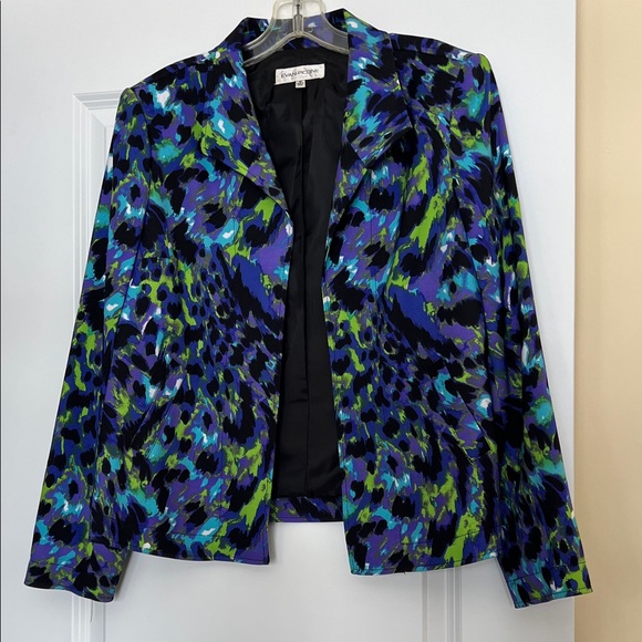 Evan Picone Jackets & Blazers - Evan Picone Multicolor Patterned Blazer